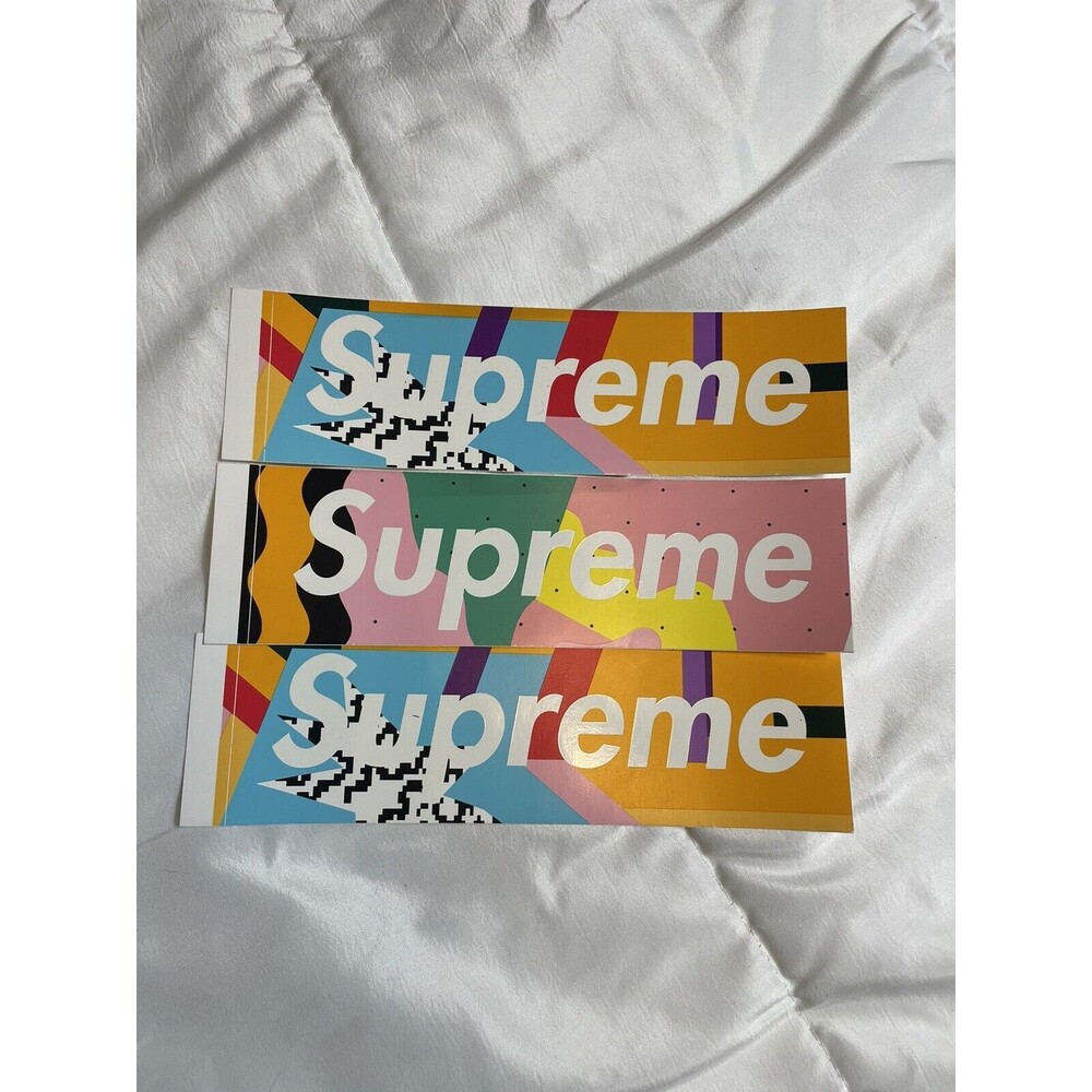Supreme Box Logo Sticker Brand New ULTRA RARE from Old Seasons Lot Of 3